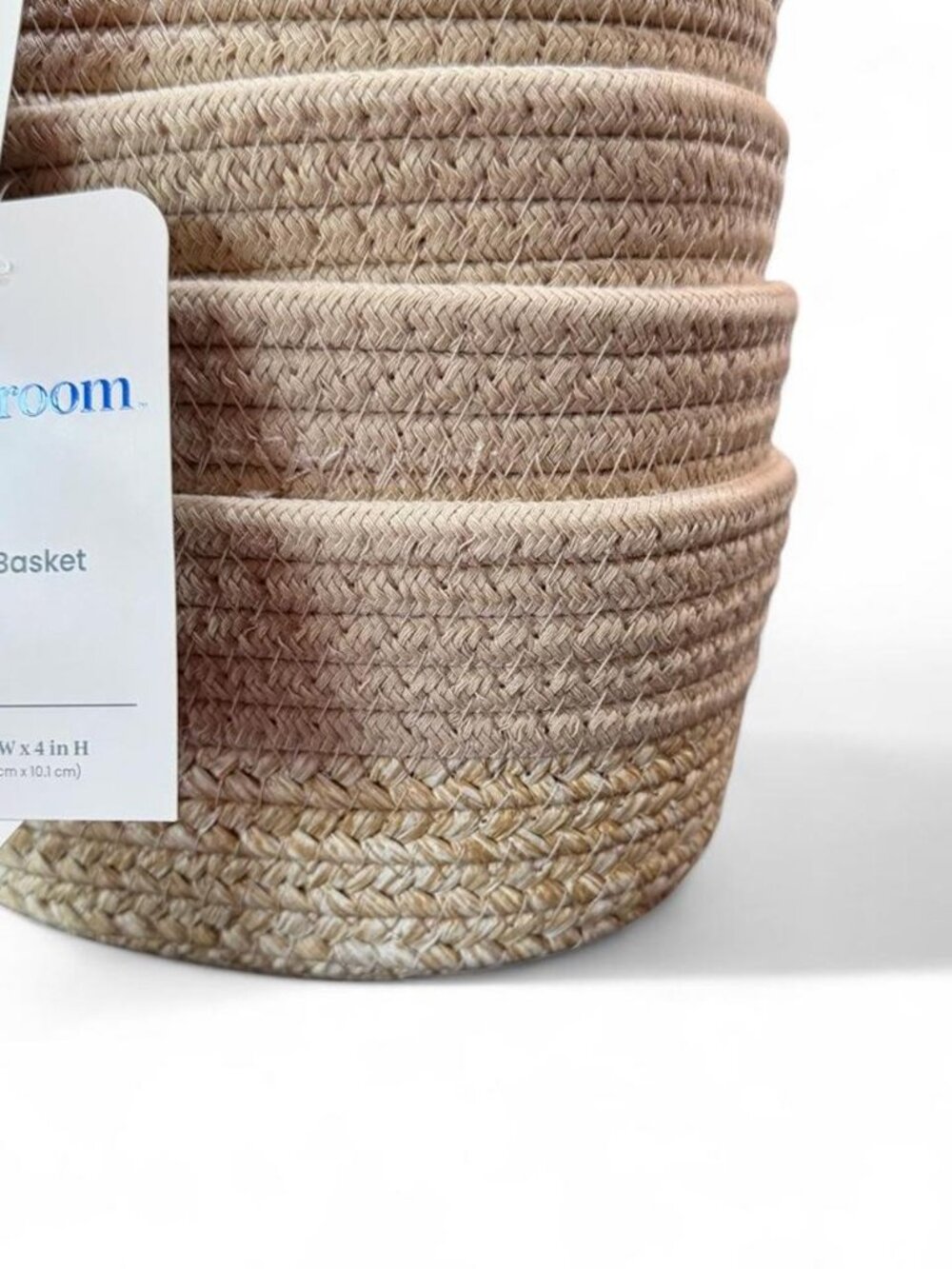 Two-Tone Woven Baskets